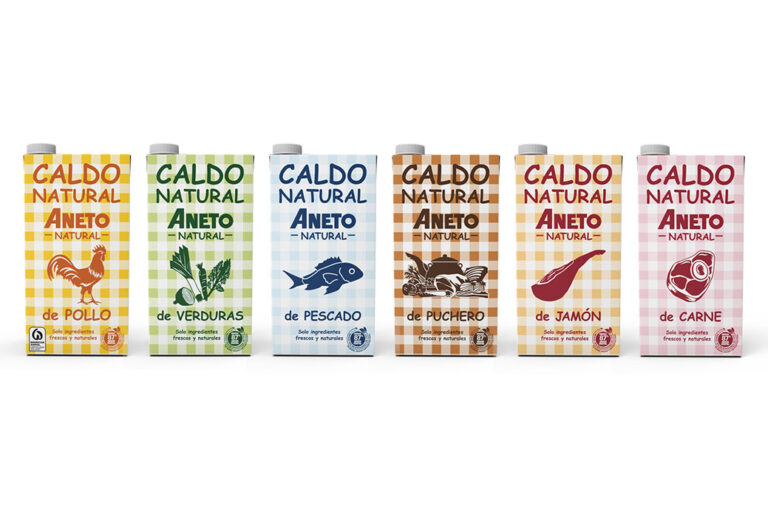 Aneto, primera marca de caldos en envases «plant based» de Tetra Pak