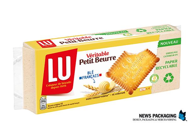 Mondelēz International y Saica lanzan un producto para multipacks en base papel para Véritable Petit Beurre de LU