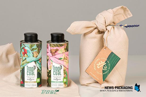 Un packaging respetuoso con la naturaleza para Tropicual AOVE